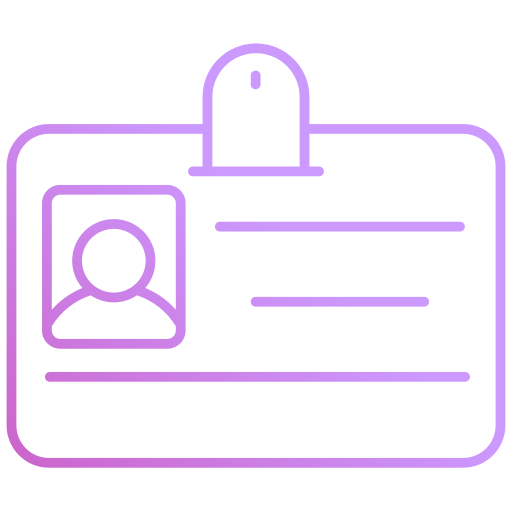 tarjeta de identificación icono gratis