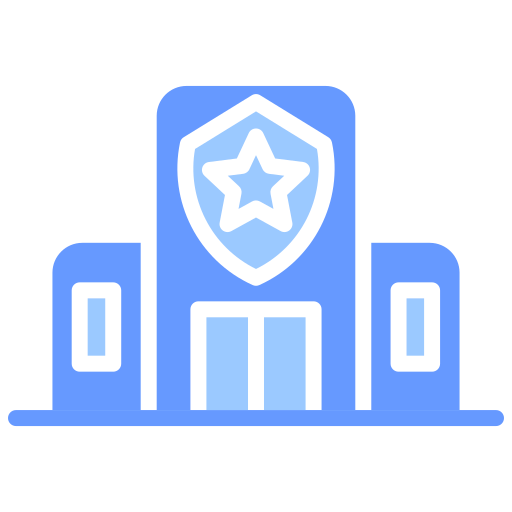 poste de police Icône gratuit