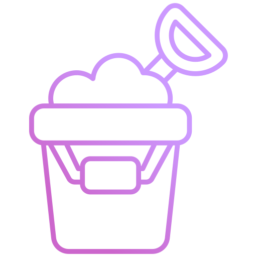 Sand bucket free icon