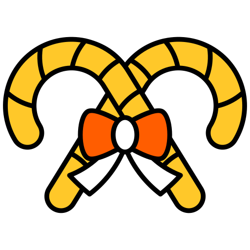 bastón de caramelo icono gratis