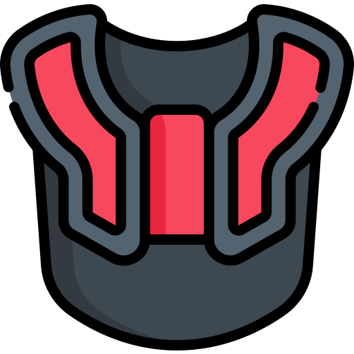 Shoulder pads Kawaii Lineal color icon