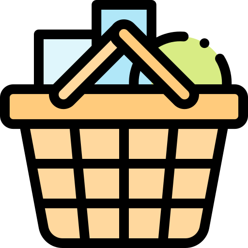 Shopping basket - free icon