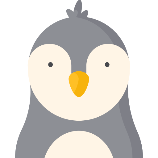 Pingüino icono gratis