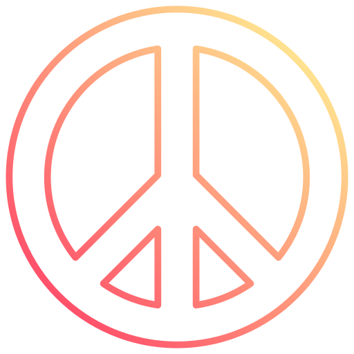 símbolo de la paz icono gratis