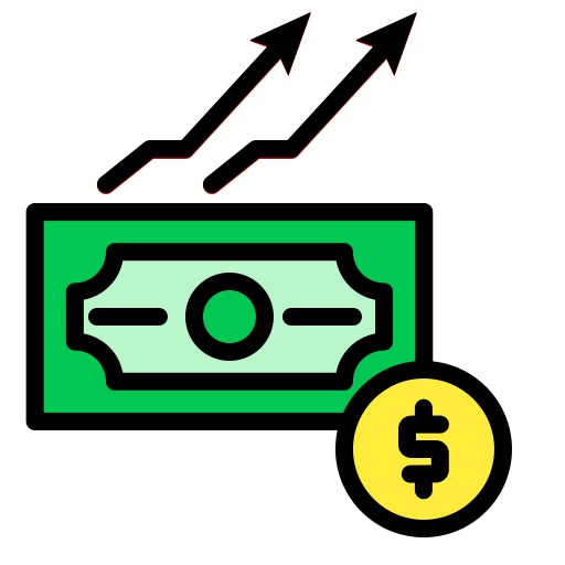 Increase revenue free icon