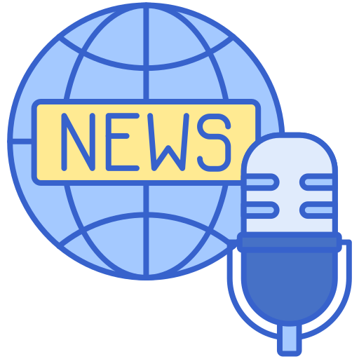 뉴스 팟캐스트 무료 아이콘 뉴스 팟캐스트 무료 아이콘