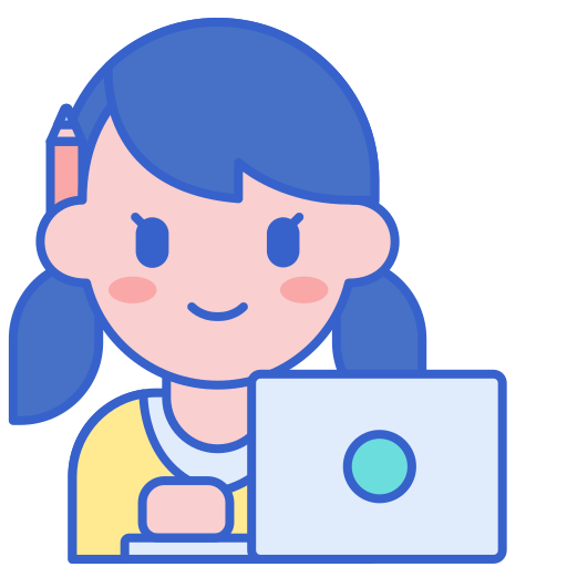 escritor icono gratis