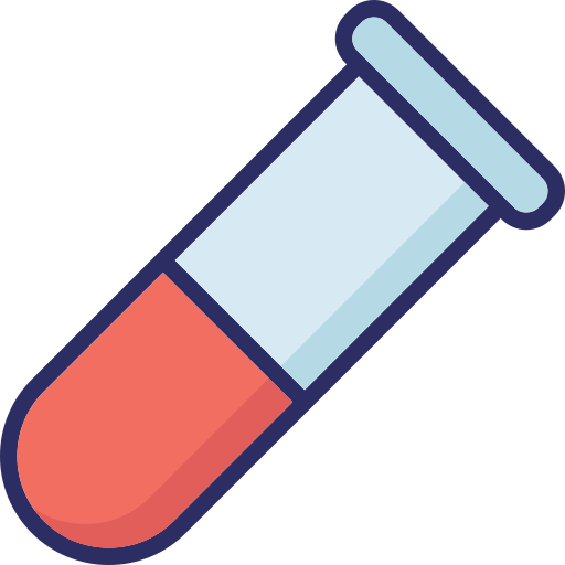 tubo de prueba icono gratis