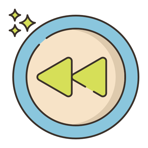 rebobinar icono gratis