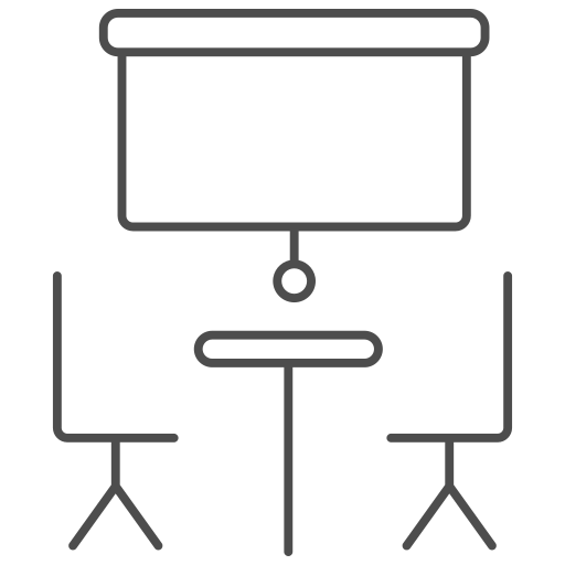 junta de reuniones icono gratis