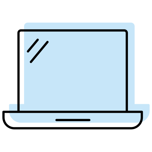 Laptop ad free icon