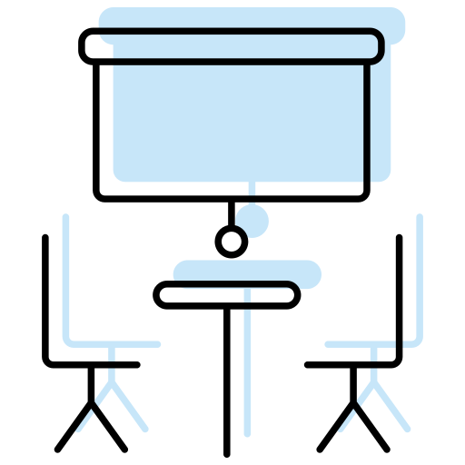 junta de reuniones icono gratis