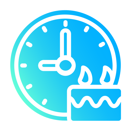 hora de fiesta icono gratis