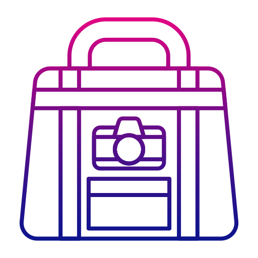 카메라 가방 무료 아이콘