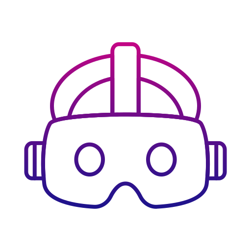casco de realidad virtual icono gratis