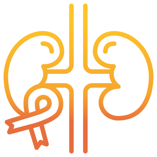 Kidney cancer free icon
