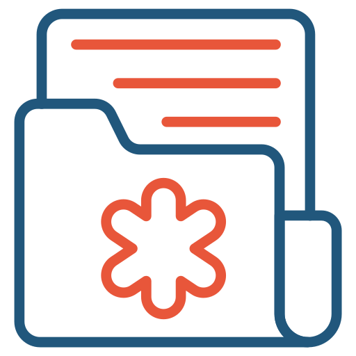 historial médico icono gratis