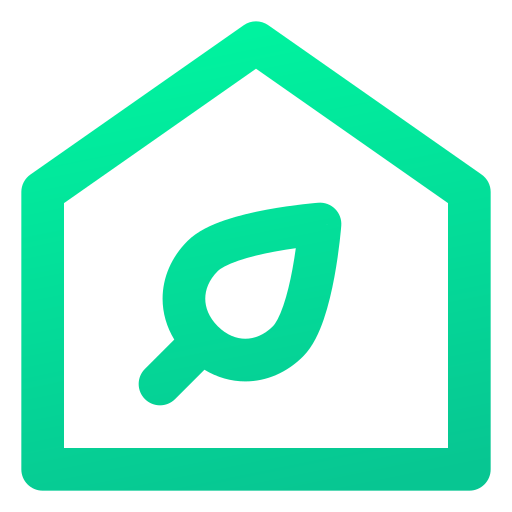 casa verde icono gratis