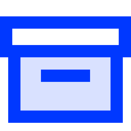 Archive box free icon