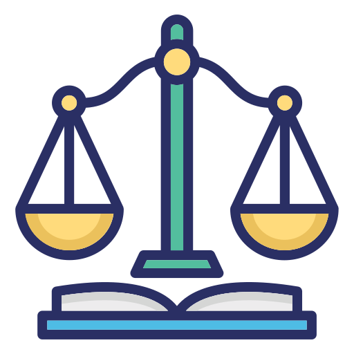 libro de justicia icono gratis