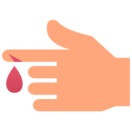 Lesión icono gratis