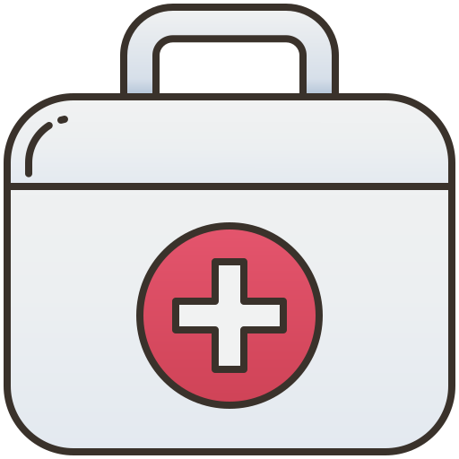 First aid kit Amethys Design Lineal Color icon