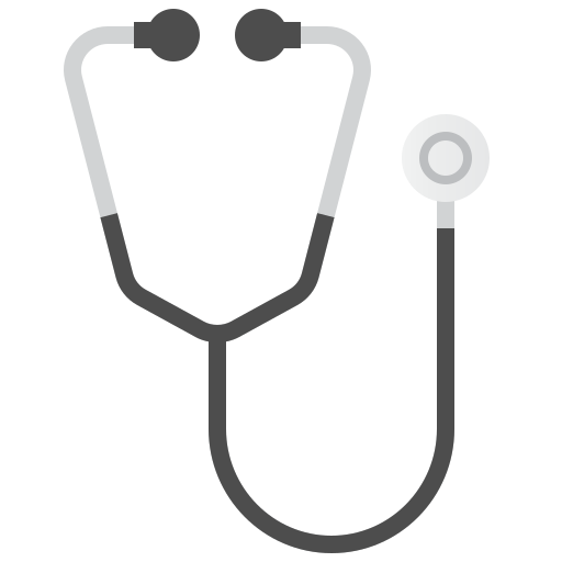 Stethoscope Amethys Design Flat icon