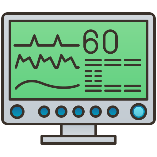 monitor de pulso cardiaco icono gratis