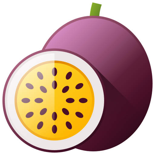 Fruta de la pasión icono gratis