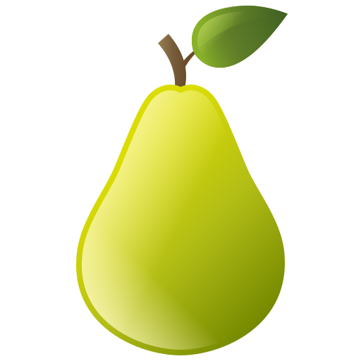 Pear Amethys Design Flat Icon