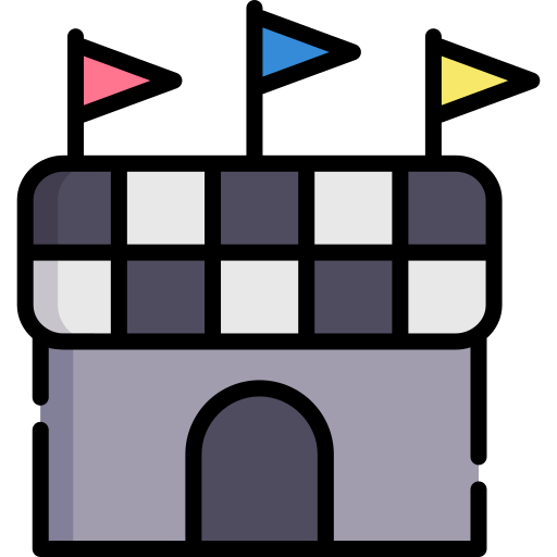 Pista de carreras icono gratis