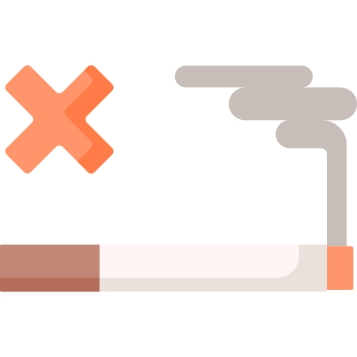 No smoking free icon No smoking free icon