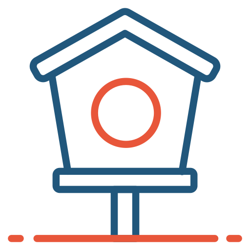 casa de pájaros icono gratis