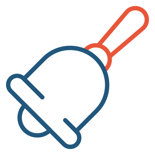 Винтажный колокольчик бесплатно иконка