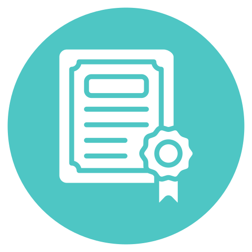 certificado icono gratis