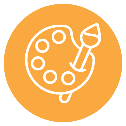 paleta de pintura icono gratis