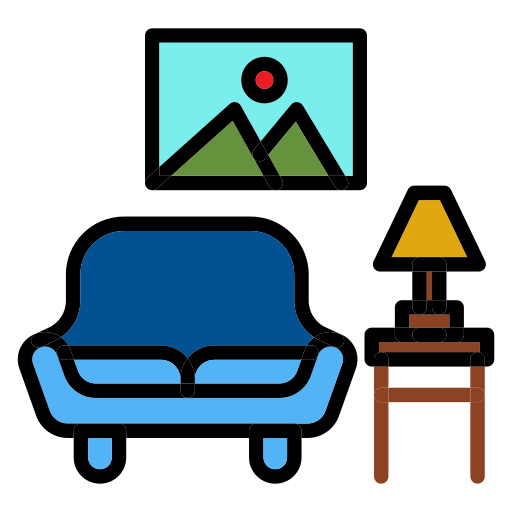sala de estar icono gratis
