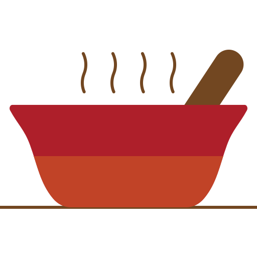 sopa caliente icono gratis