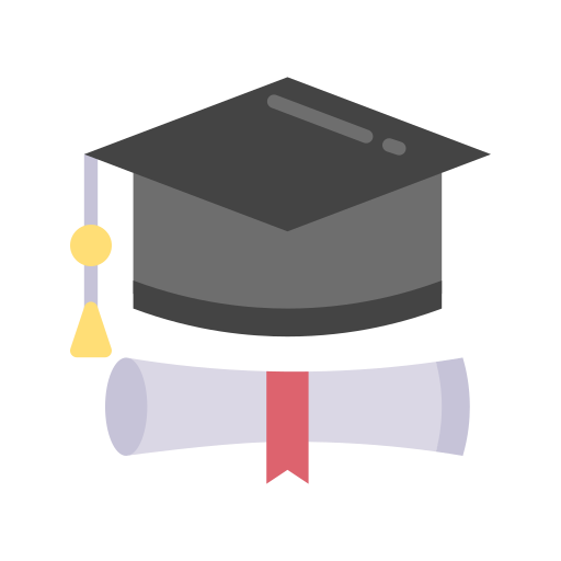 graduación icono gratis