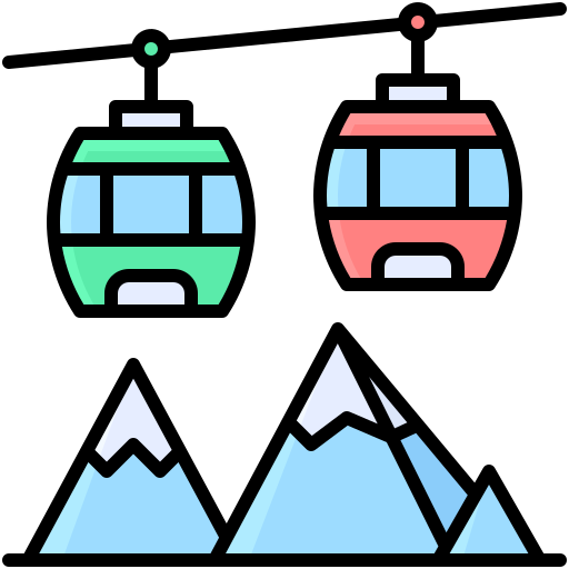 teleférico icono gratis