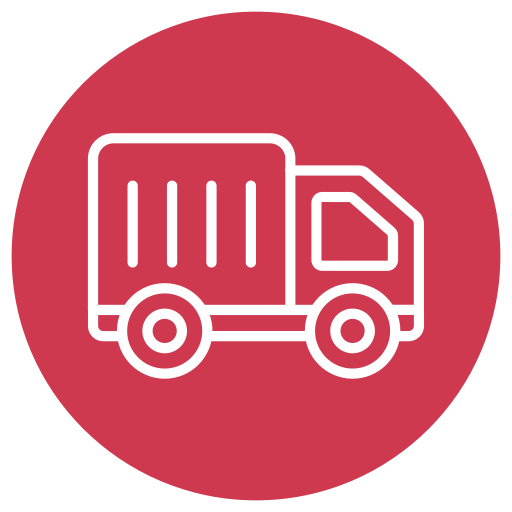 camión de reparto icono gratis