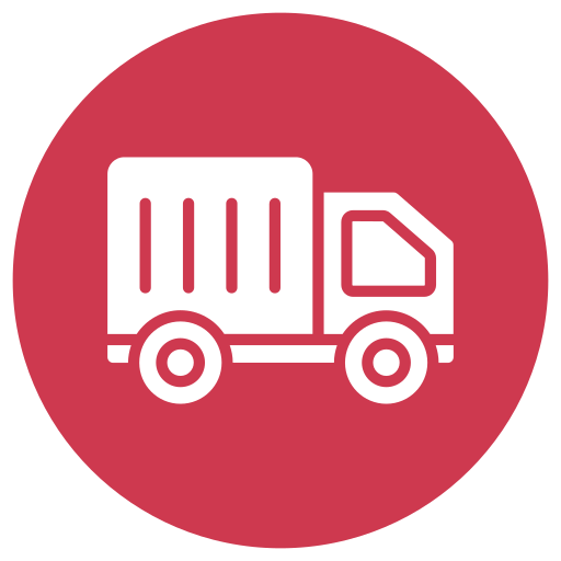 camión de reparto icono gratis