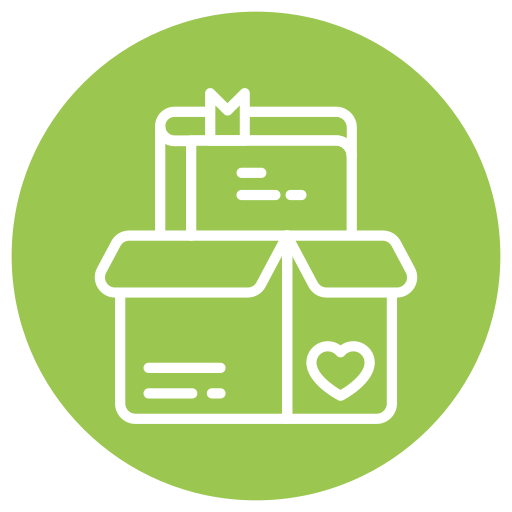 caja de donaciones icono gratis