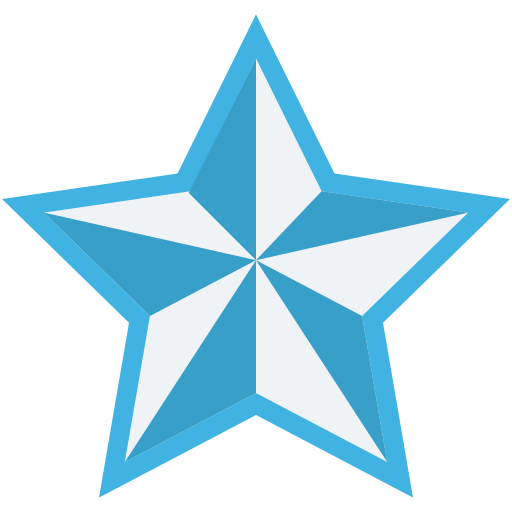 estrella decorativa icono gratis
