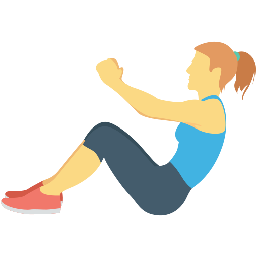 aptitud física icono gratis