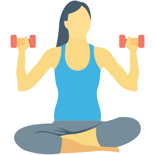 aptitud física icono gratis