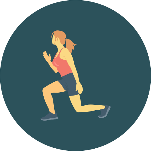 aptitud física icono gratis