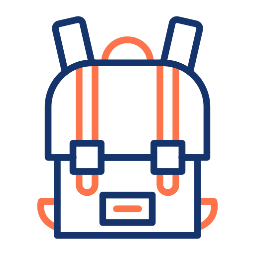 mochila icono gratis