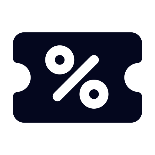 rabais Icône gratuit