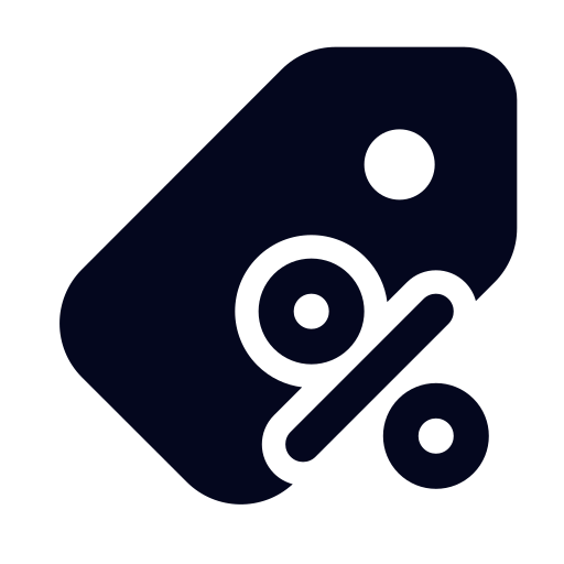 rabais Icône gratuit